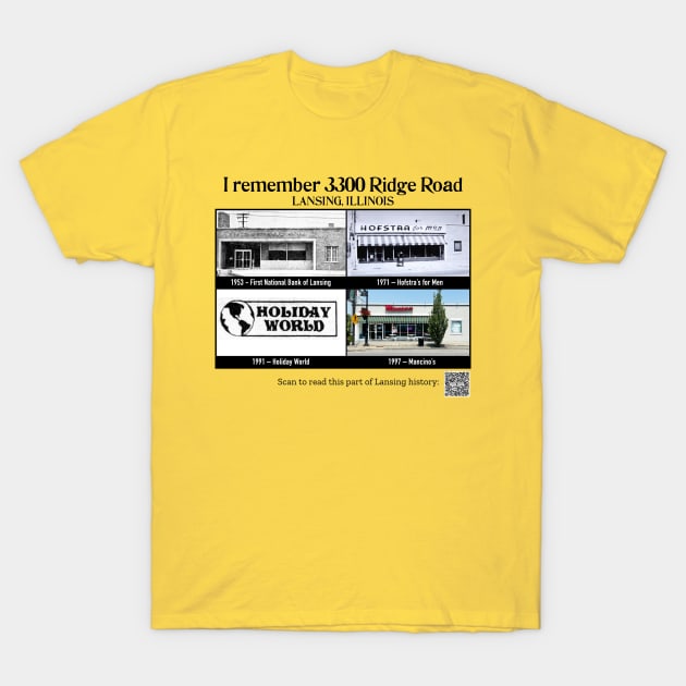 I remember 3300 Ridge Road T-Shirt by Shop The Lansing Journal